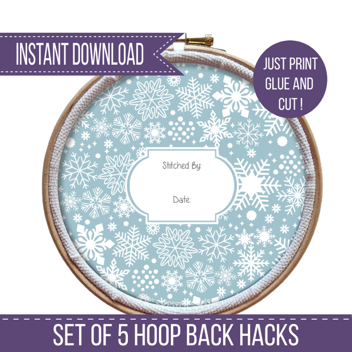 The Hoop Back Hack - Christmas Version by Peppermint Purple