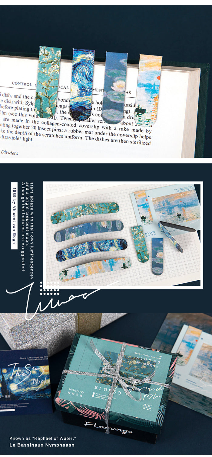 The Van Gogh Magnetic Metal Bookmark - Original Kawaii Pen