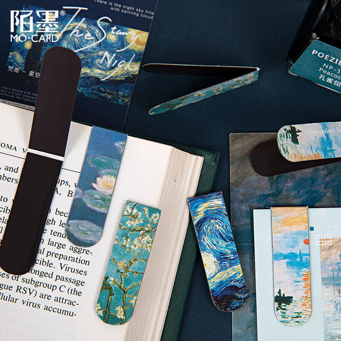 The Van Gogh Magnetic Metal Bookmark - Original Kawaii Pen