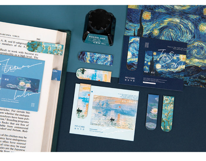 The Van Gogh Magnetic Metal Bookmark - Original Kawaii Pen