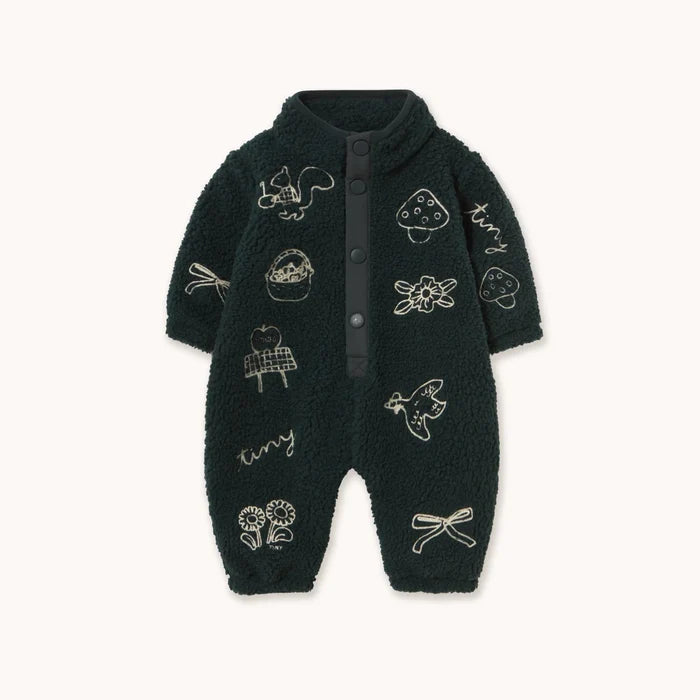 Tiny Apples Sherpa One-Piece