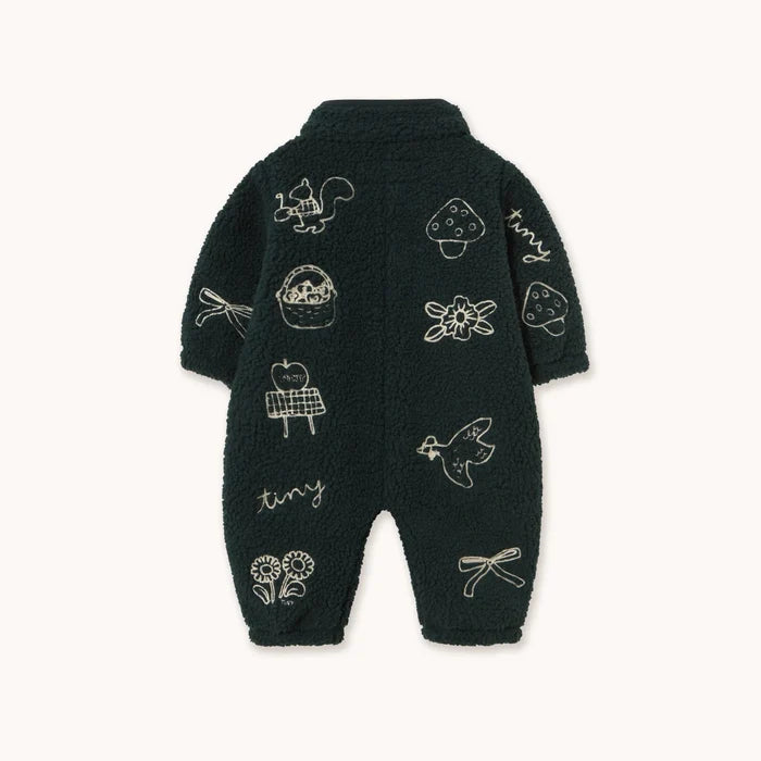 Tiny Apples Sherpa One-Piece