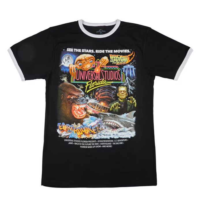 Universal Studios Florida Retro Marquee Ringer T-Shirt