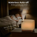 UPGRADE Cube Light Wood Essential Oil Diffuser