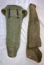 USGI PRC-77 Radio Antenna & Accessory Pouch – Olive Drab Cotton, 18", ALICE Clips, Snap Closure