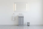 Vanity - Misty Series 400mm White/ Grain wood/Grey