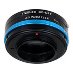 Vizelex ND Throttle Lens Mount Adapter - Minolta Rokkor (SR / MD / MC) SLR Lens to Micro Four Thirds (MFT, M4/3) Mount Mirrorless Camera Body with Built-In Variable ND Filter (2 to 8 Stops)