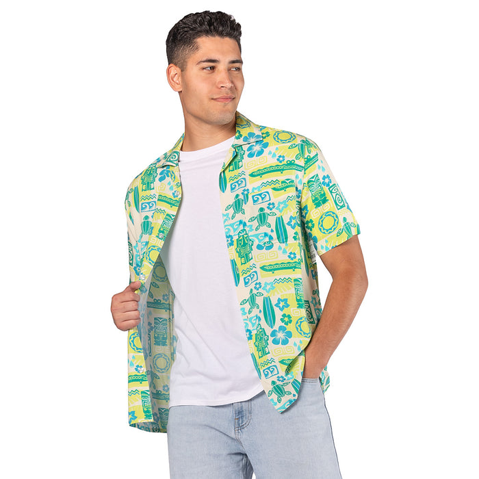 Volcano Bay Floral Button Down Shirt-3