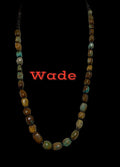 Wade Round Authentic Turquoise  and Shell Bead necklace