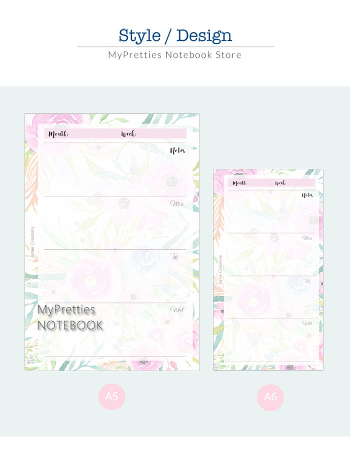Weekly Planner Refills - A5 & A6 - Original Kawaii Pen