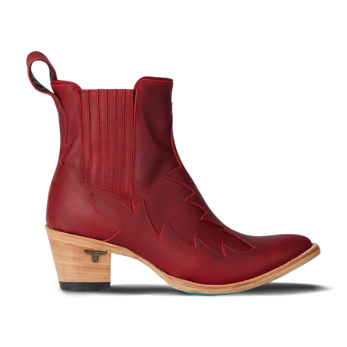 Western Chelsea Bootie - Smoldering Ruby