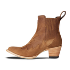 Western Chelsea Bootie - Toffee Suede