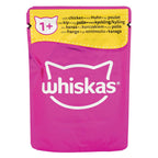 Whiskas 1+ Poultry Feasts In Jelly Adult Wet Cat Food Pouches 85g x 40 Pack