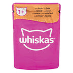 Whiskas 1+ Poultry Feasts In Jelly Adult Wet Cat Food Pouches 85g x 40 Pack