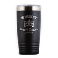 Black Whiskey is my Spirit Animal tumbler