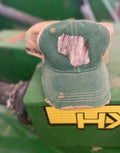 Wisconsin Hair on Hide Green Ball Cap