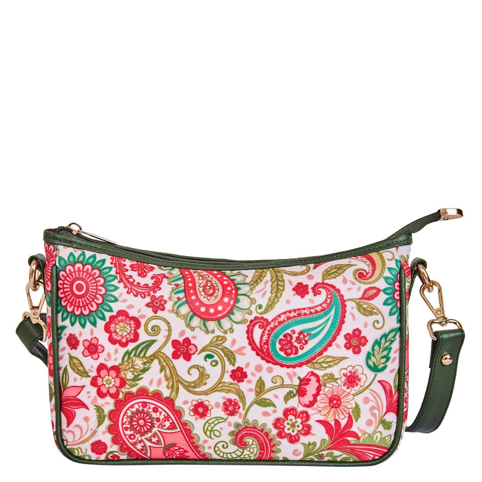 Women's paisley crossbody hobo sling bag for work, travel, and daily use