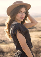 Women's Gia Dress in Charcoal by Joyfolie