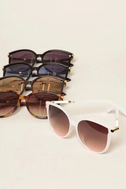 Women’s Round Temple Sunglasses