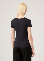 Women's Sea Island Cotton T-shirt in Black