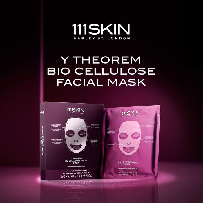 Y Theorem Bio Cellulose Face Mask, Pack of 5