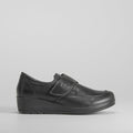 Zapato velcro confort piel COMFEET